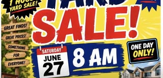 Neighborhood Yard Sale