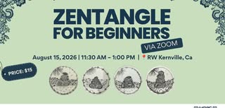 August Zentangle with Lori Morris