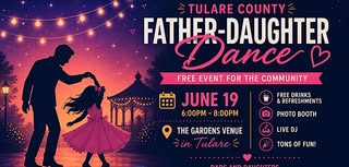 Free Tulare County Father Daughter Dance