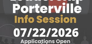 Leadership Porterville Info Session