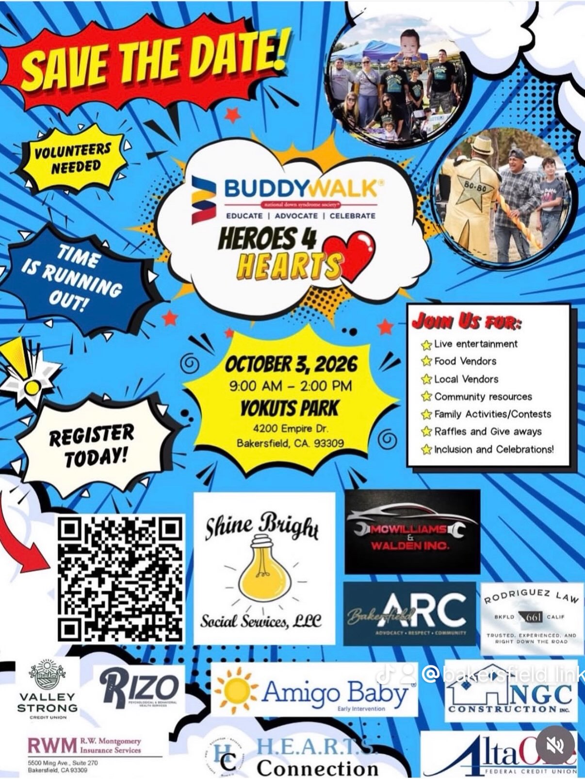 Buddy Walk Heroes 4 Hearts
