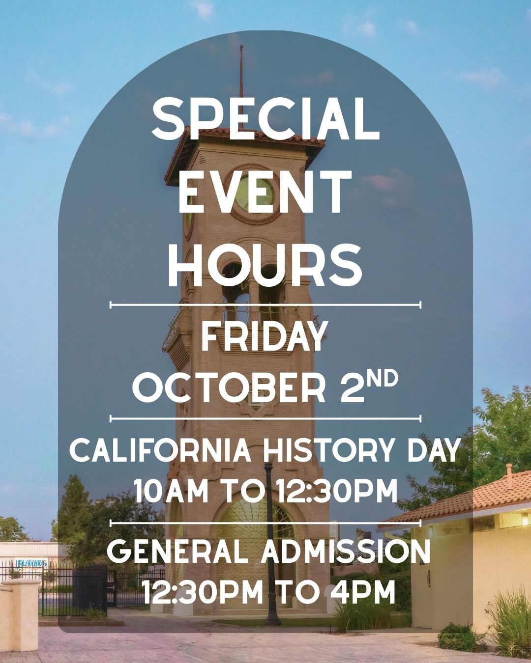 General Admission at Kern County Museum