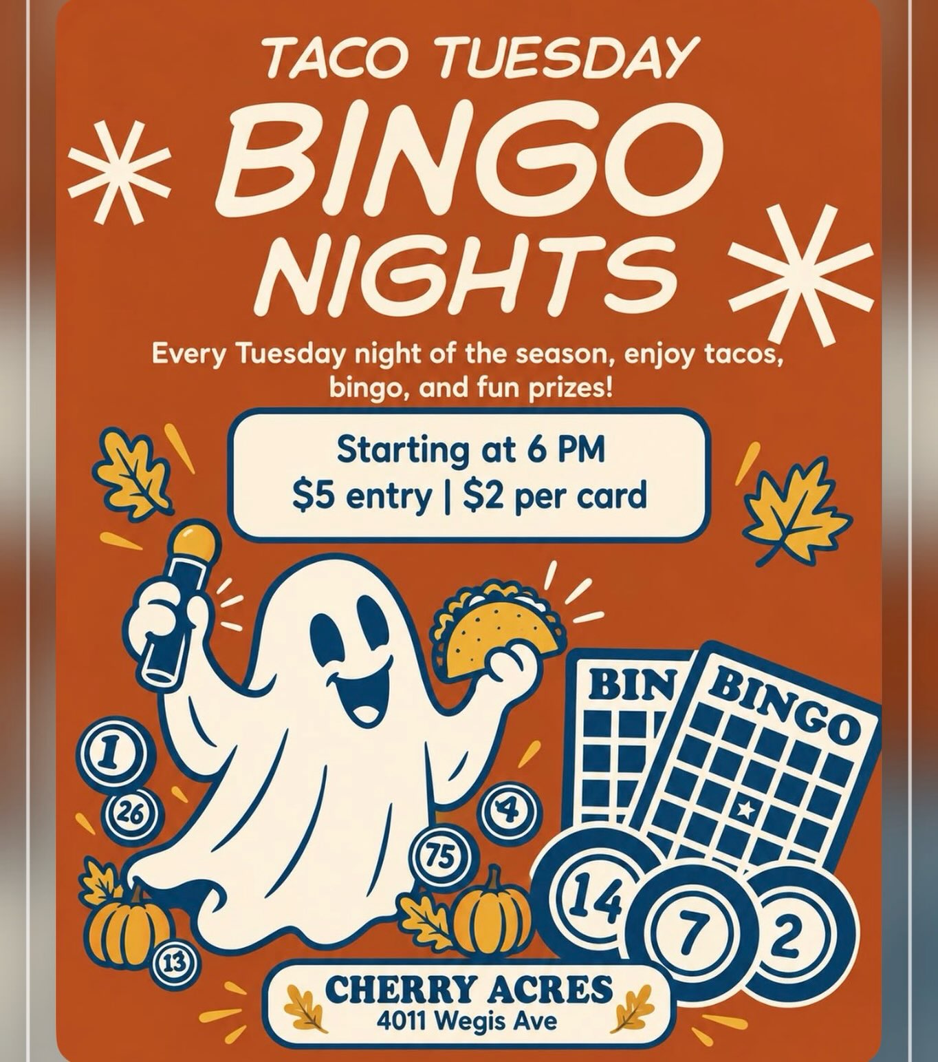 Taco Tuesday Bingo Nights