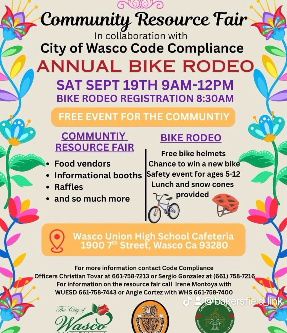 Annual Bike Rodeo & Community Resource Fair