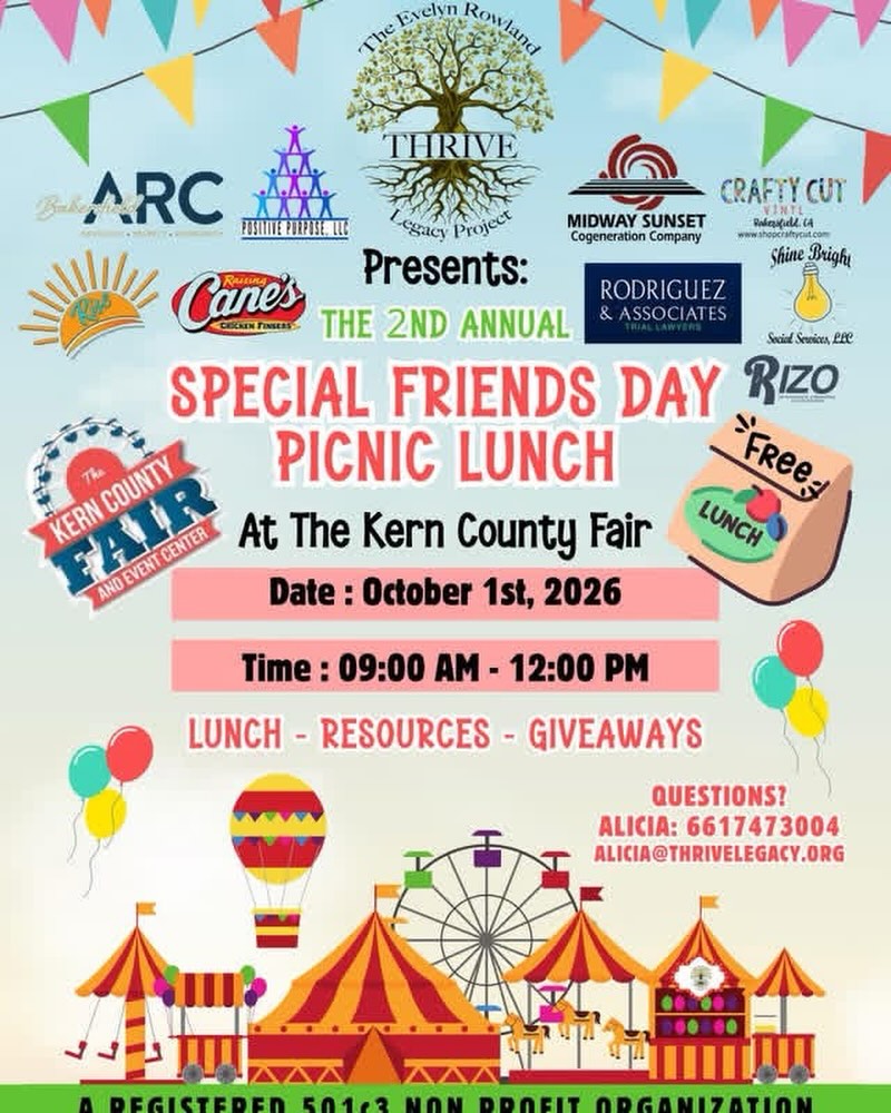 The 2nd Annual Special Friends Day Picnic Lunch