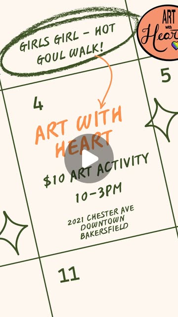 Art with Heart at Girls Girl Ghouls Walk