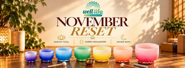 November Reset: Gentle Yoga, Guided Visualization & Sound