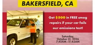 Free Smog Repair Event - Bakersfield!