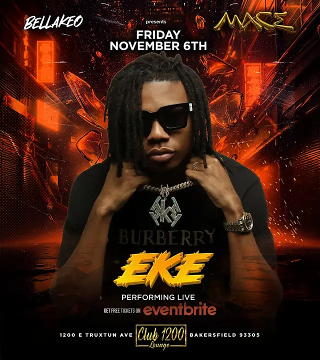 EKE Live in Bakersfield Party 18+ Host DJ SMOKE ONE