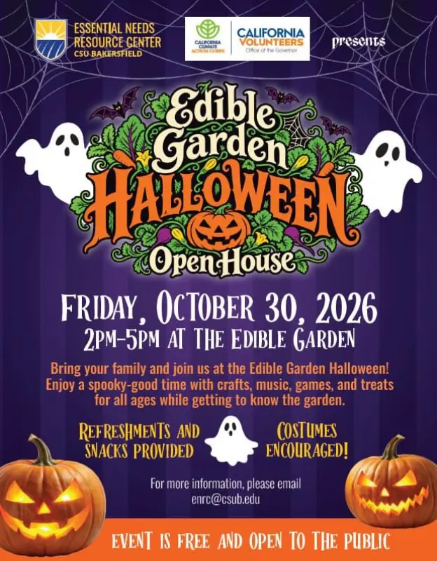 Edible Garden Halloween Open House