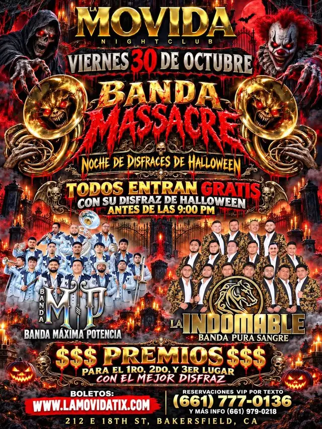 La Movida: Banda Massacre-Banda MP-La Indomable Banda Pura Sangre