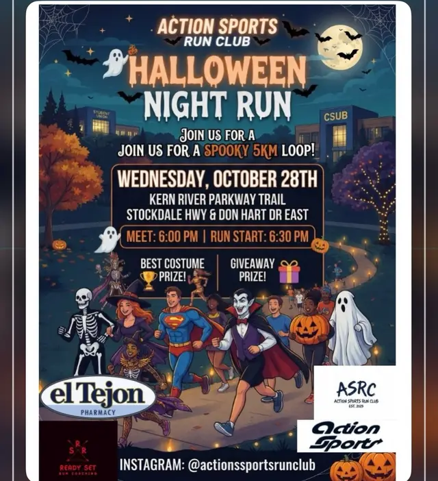 Action Sports Run Club Halloween Night Run