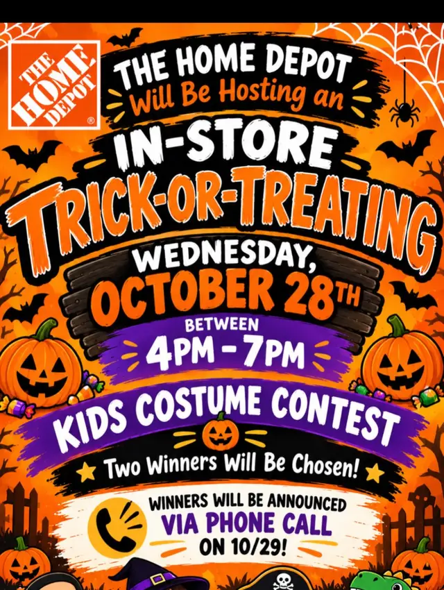 The Home Depot In-Store Trick-or-Treating