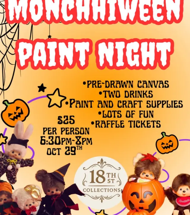 Monochriween Paint Night