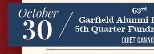 GAF 5th Quarter Fundraiser