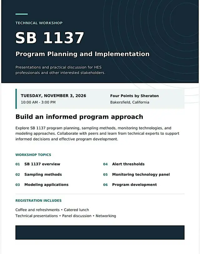 SB 1137 Workshop: Program Planning and Implementation