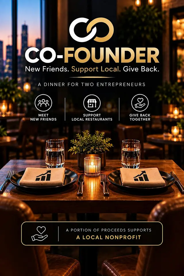 Co-Founder: Dinner with Entrepreneurs - Bakersfield: Dinner for a Cause