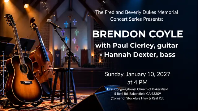 Free Live Concert: Brendon Coyle & Friends