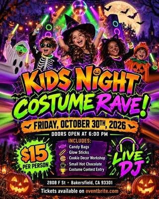 Kids Night, Costume Rave!