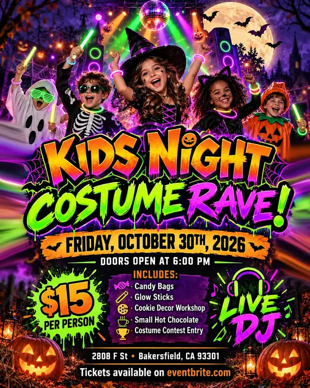 Kids Night, Costume Rave!